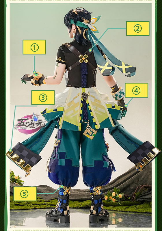 三分妄想 原神 コスプレ キィニチ 衣装