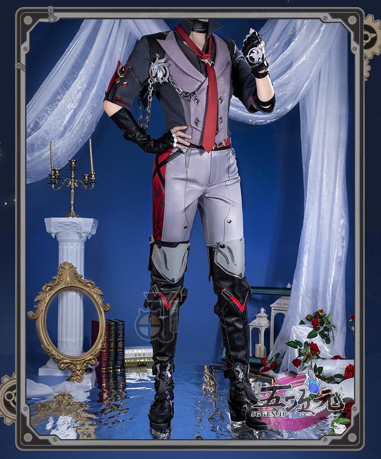 猫と三丁目 原神 コスプレ リオセスリ 衣装