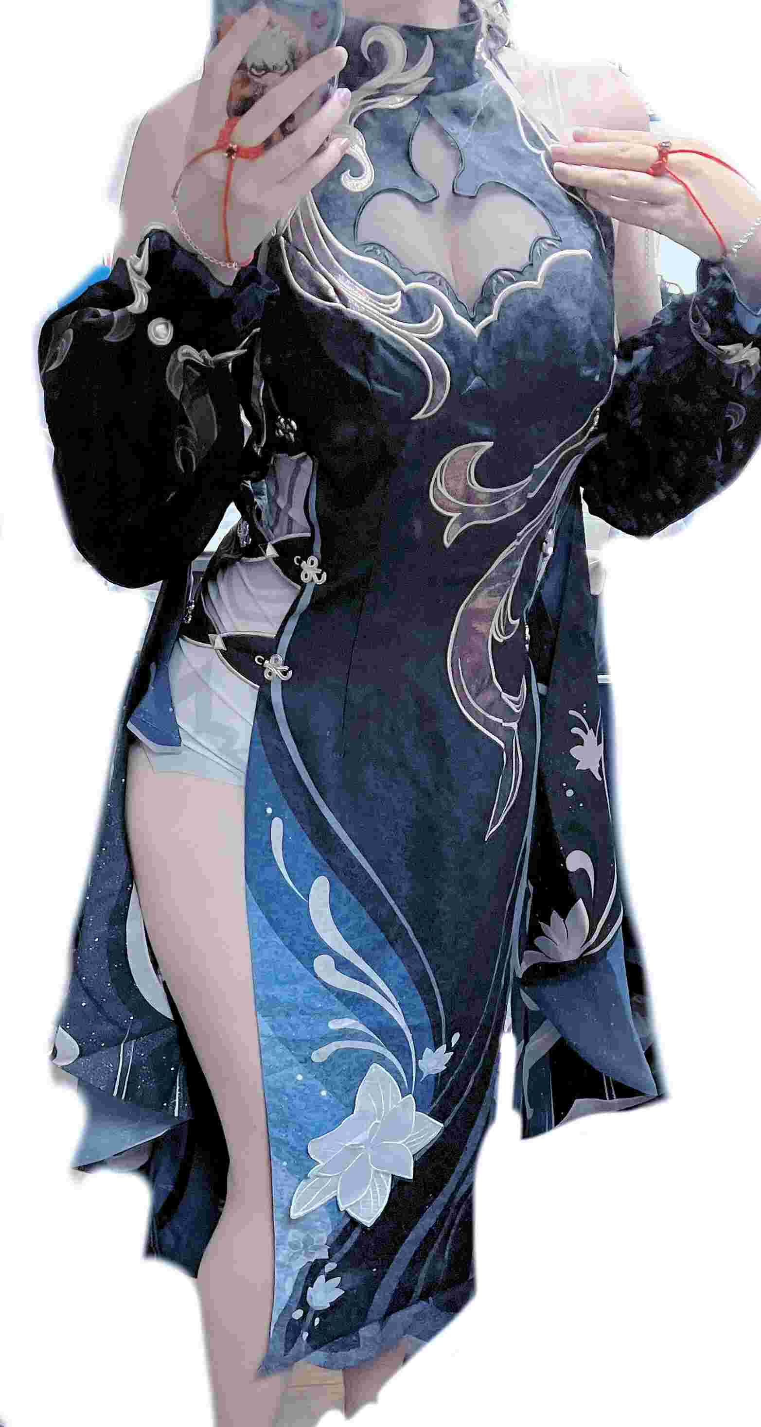 三分妄想 原神 コスプレ 申鶴 冷花幽露 海灯祭 スキン 衣装