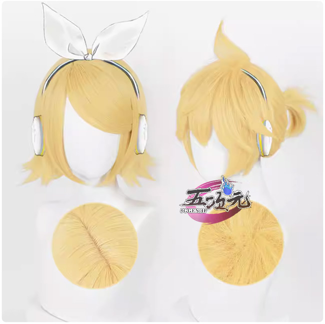 五次元 ボーカロイド コスプレ 鏡音リン・レン ウィッグ
