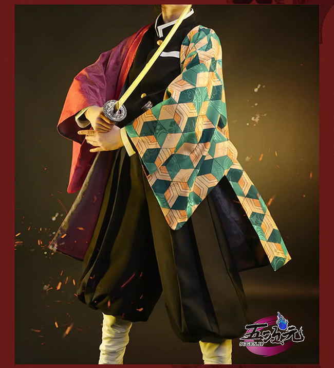 三分妄想 鬼滅の刃 コスプレ 冨岡義勇 衣装