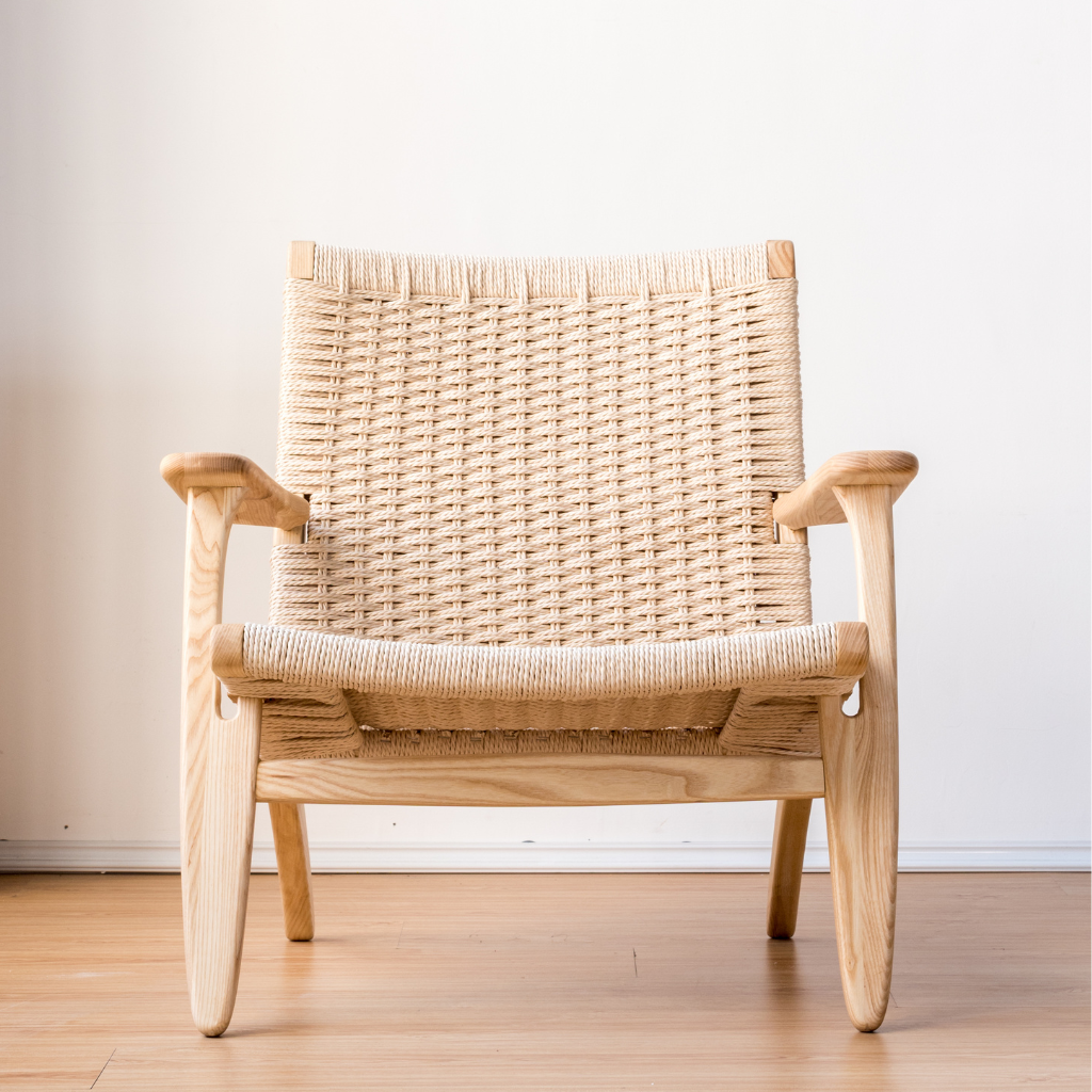 北欧風オーガニックラウンジチェア｜天然素材のおしゃれ椅子 – 6JOHAN