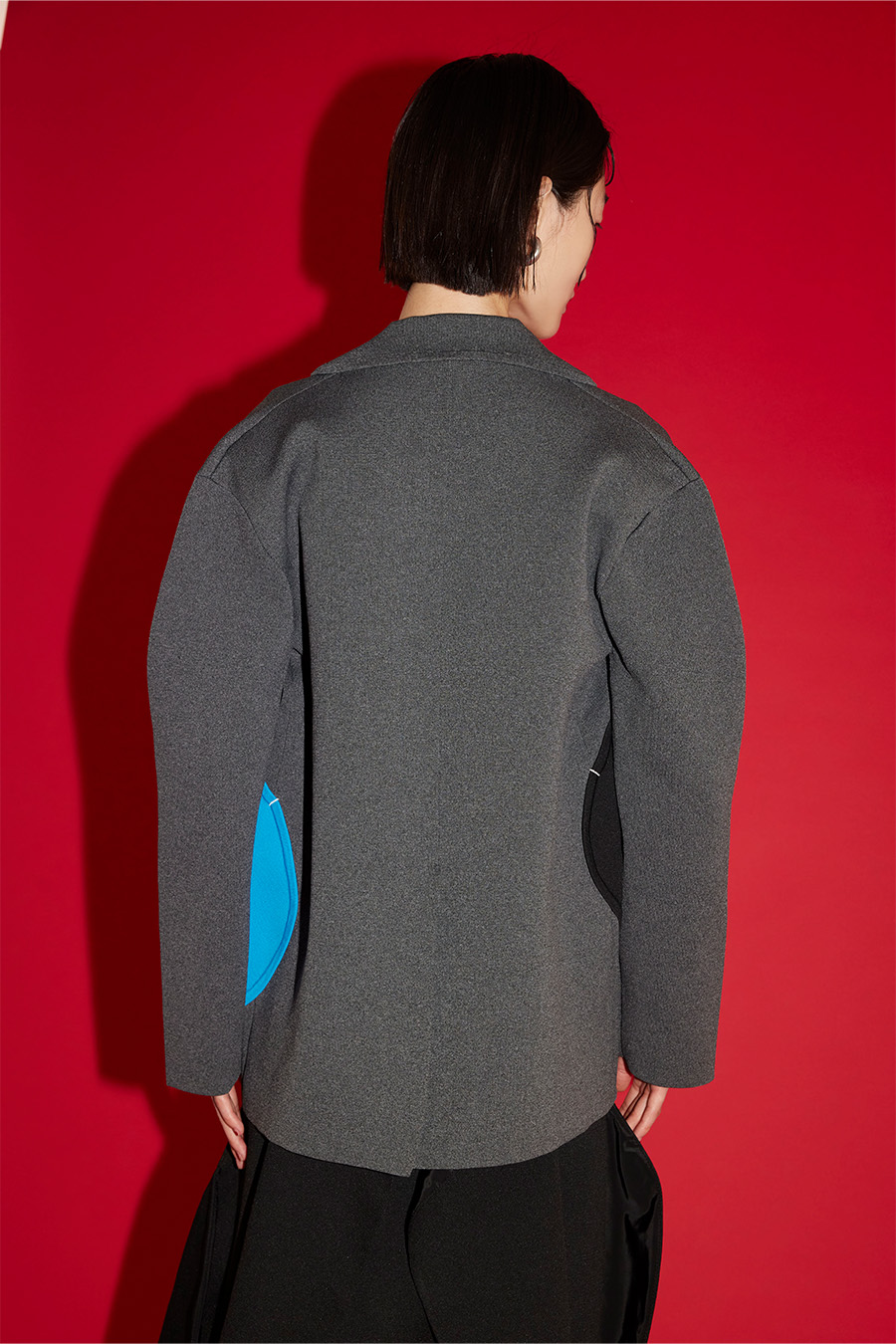 OMMO ONLINE STORE / RANDOM CIRCLE DOCKING KNIT JK