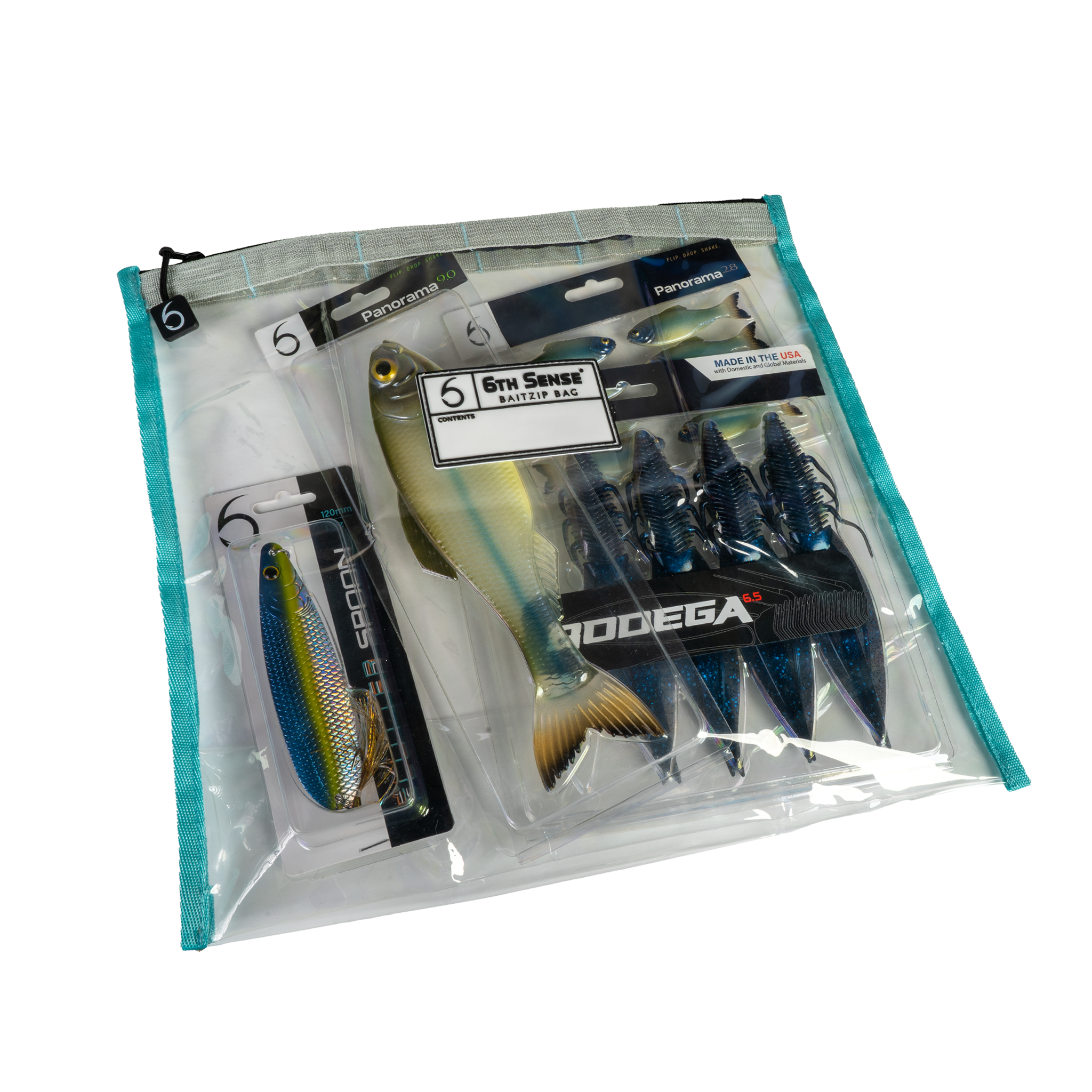 6th Sense BaitZip™ Pro Bags – Heavy-Duty Tackle Organizers – 6th