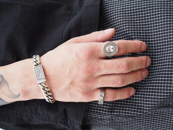 Antidote Buyers Club / Engraved Oval Stone Ring 通販 正規代理店