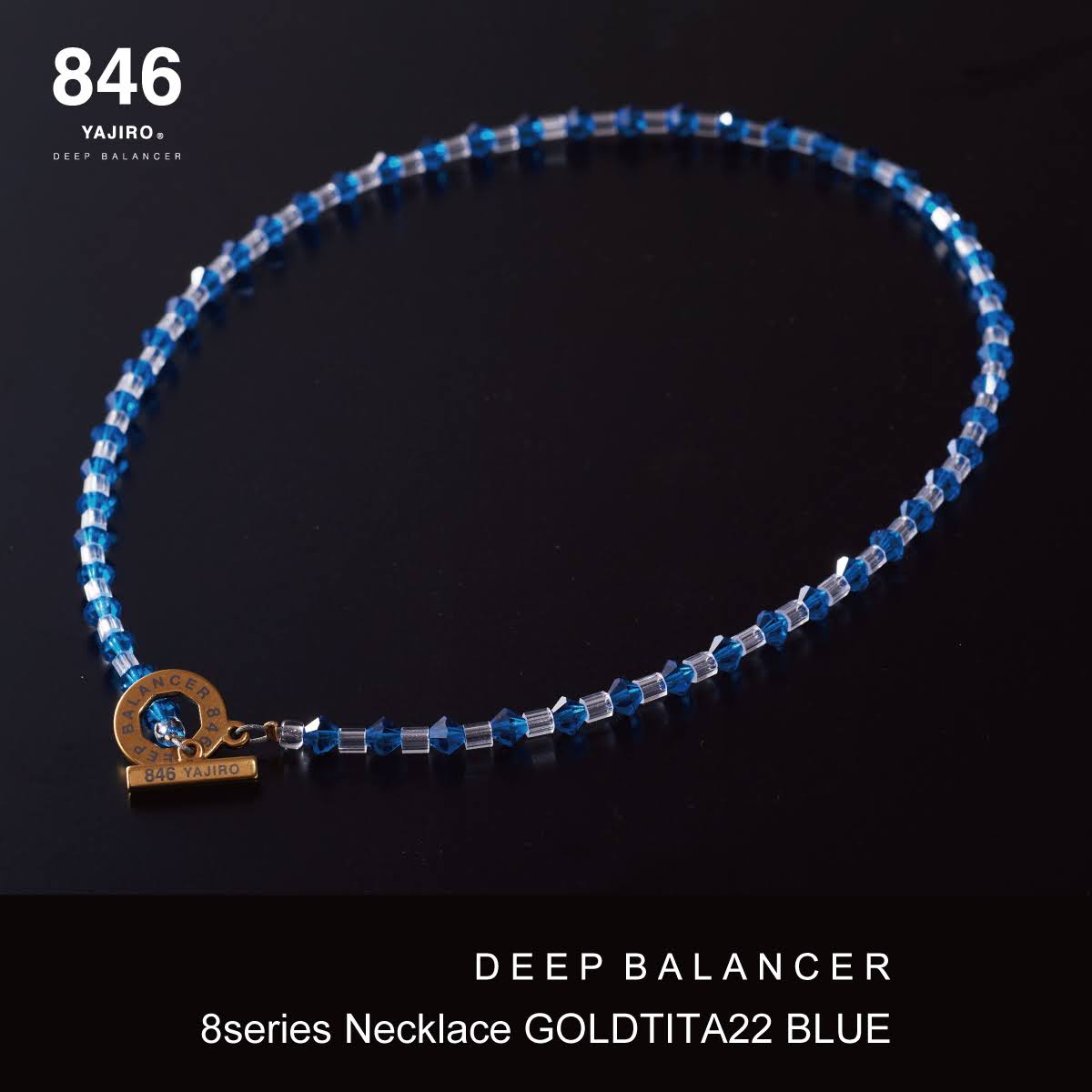 スポーツネックレス〕4シリーズ ネックレス GOLD TITA22【CRYSTAL