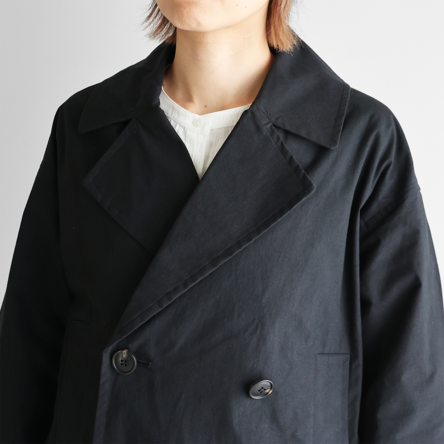 バフクロスPコートジャケット 323をリリースしました／ – HUIS | 遠州織物