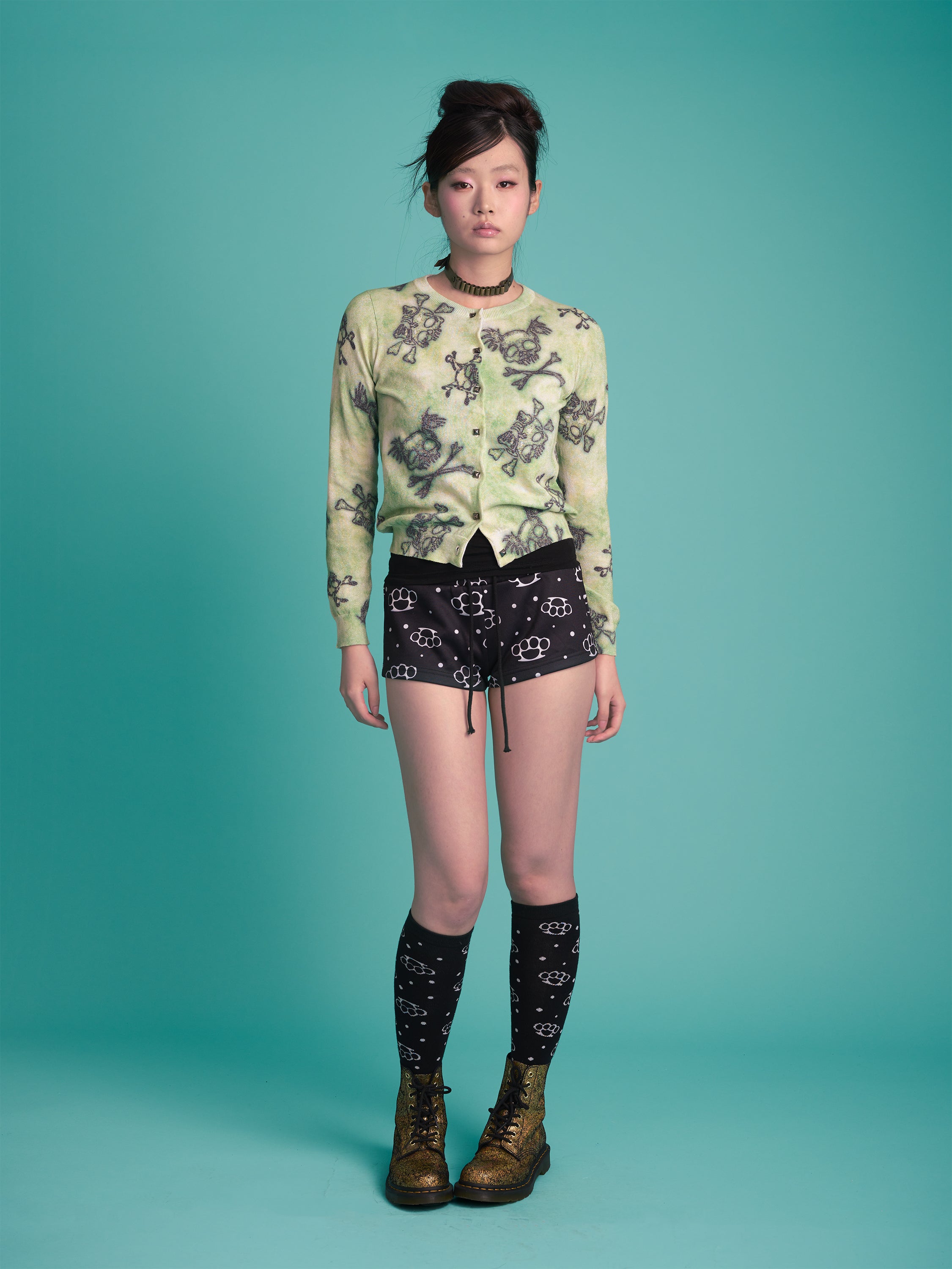 Glitter Skull Cardigan – Igusa