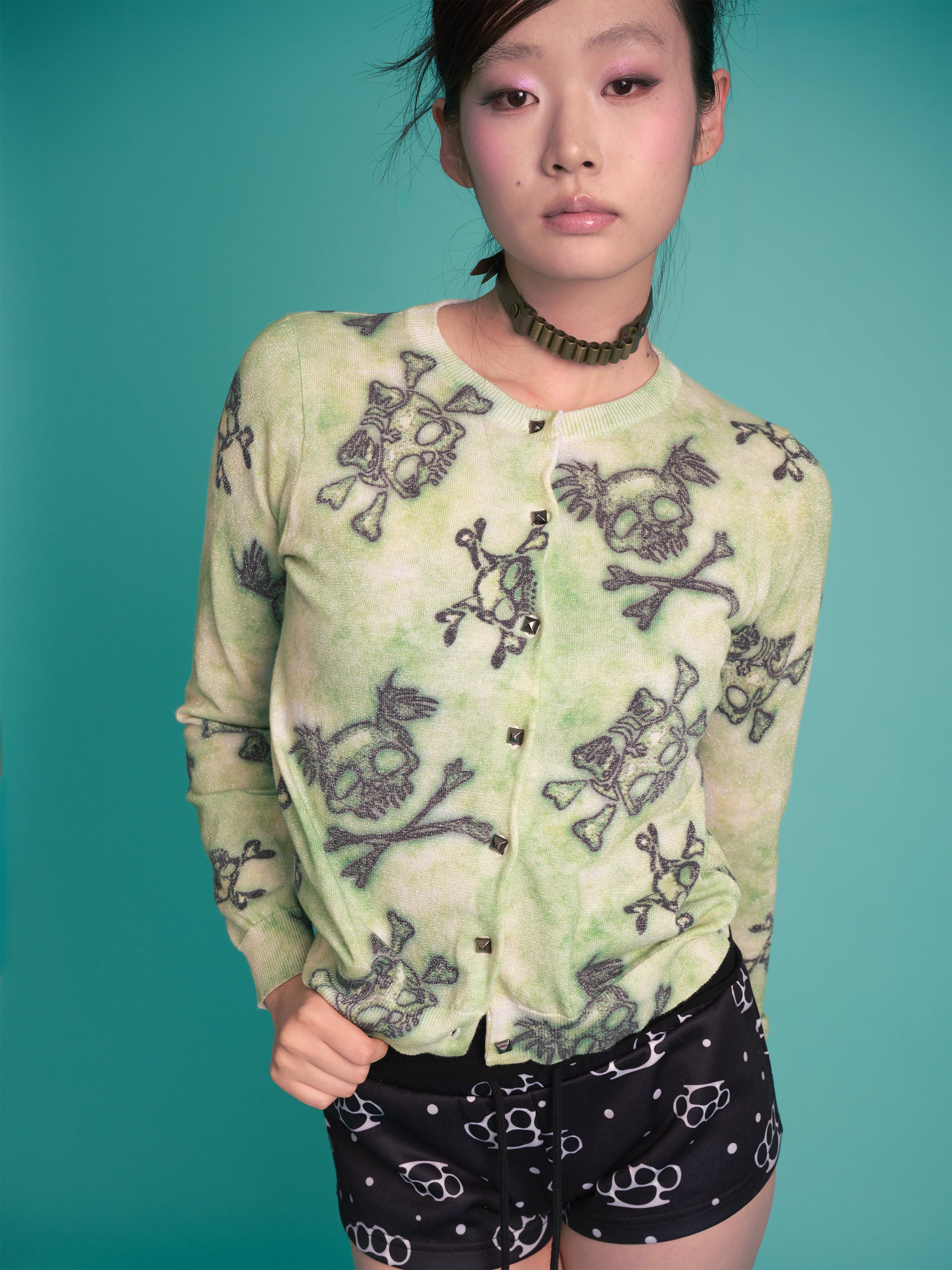 Glitter Skull Cardigan – Igusa