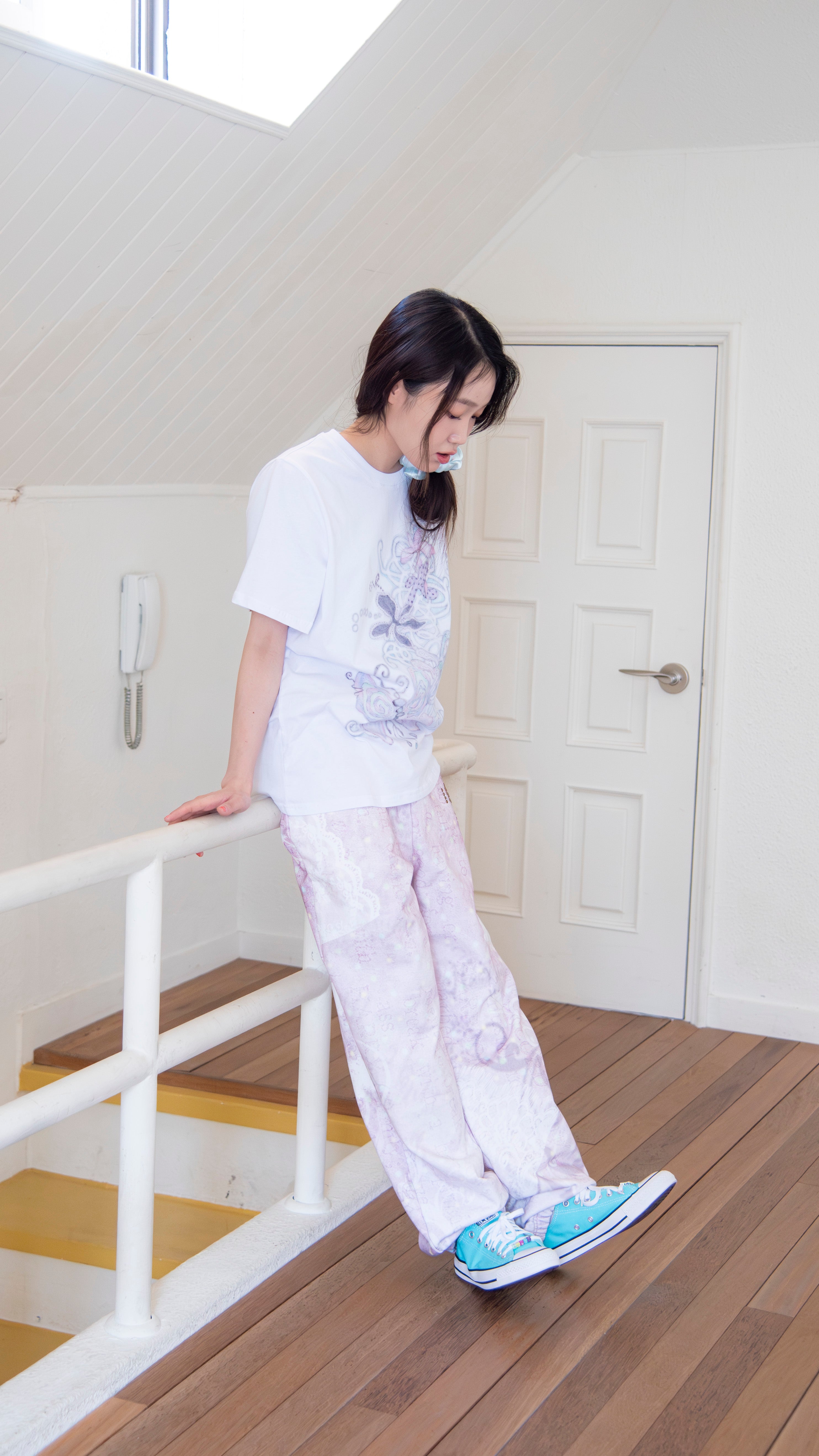 193 Lo-fi girl cotton sweatpants – Igusa