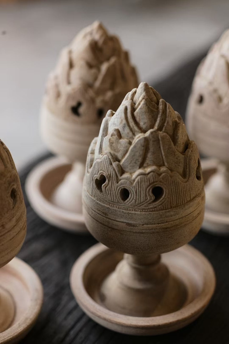 彫刻・オブジェ Richardson CERAMIC INCENSE BURNER 彫刻・オブジェ