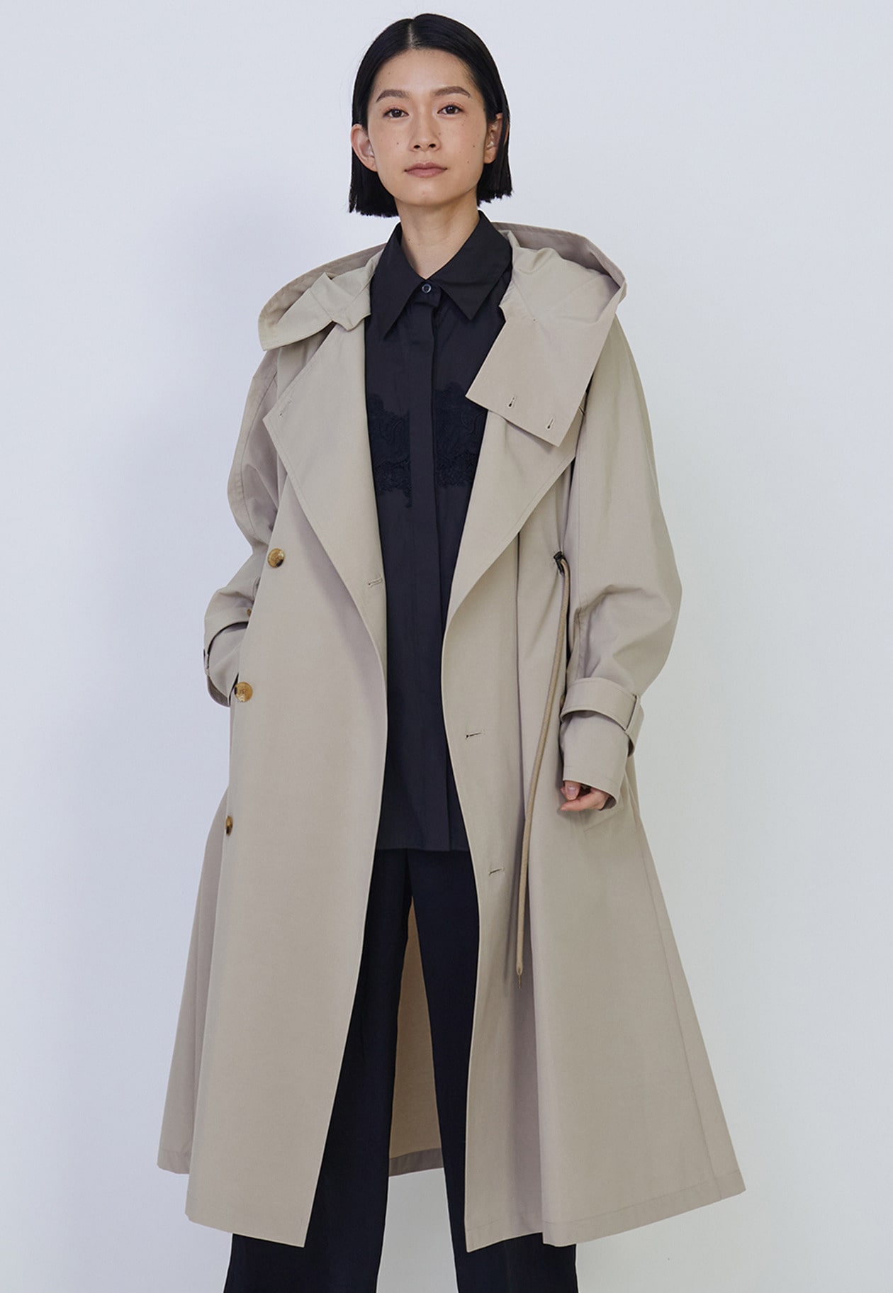 VACHEMENT×1er Arrondissement＞シェルタフタトレンチコート