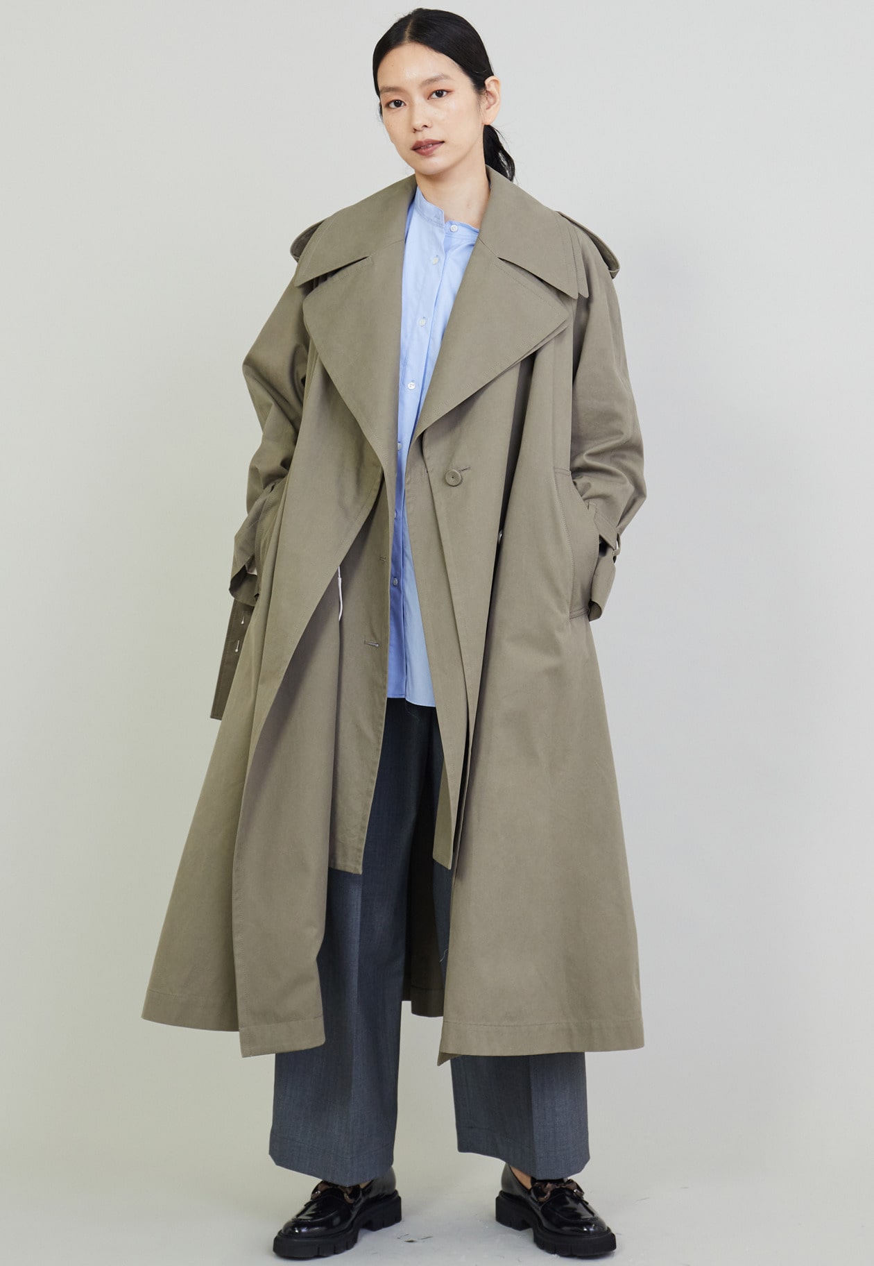 ダブルショールトレンチコート】｜1er Arrondissement（プルミエ