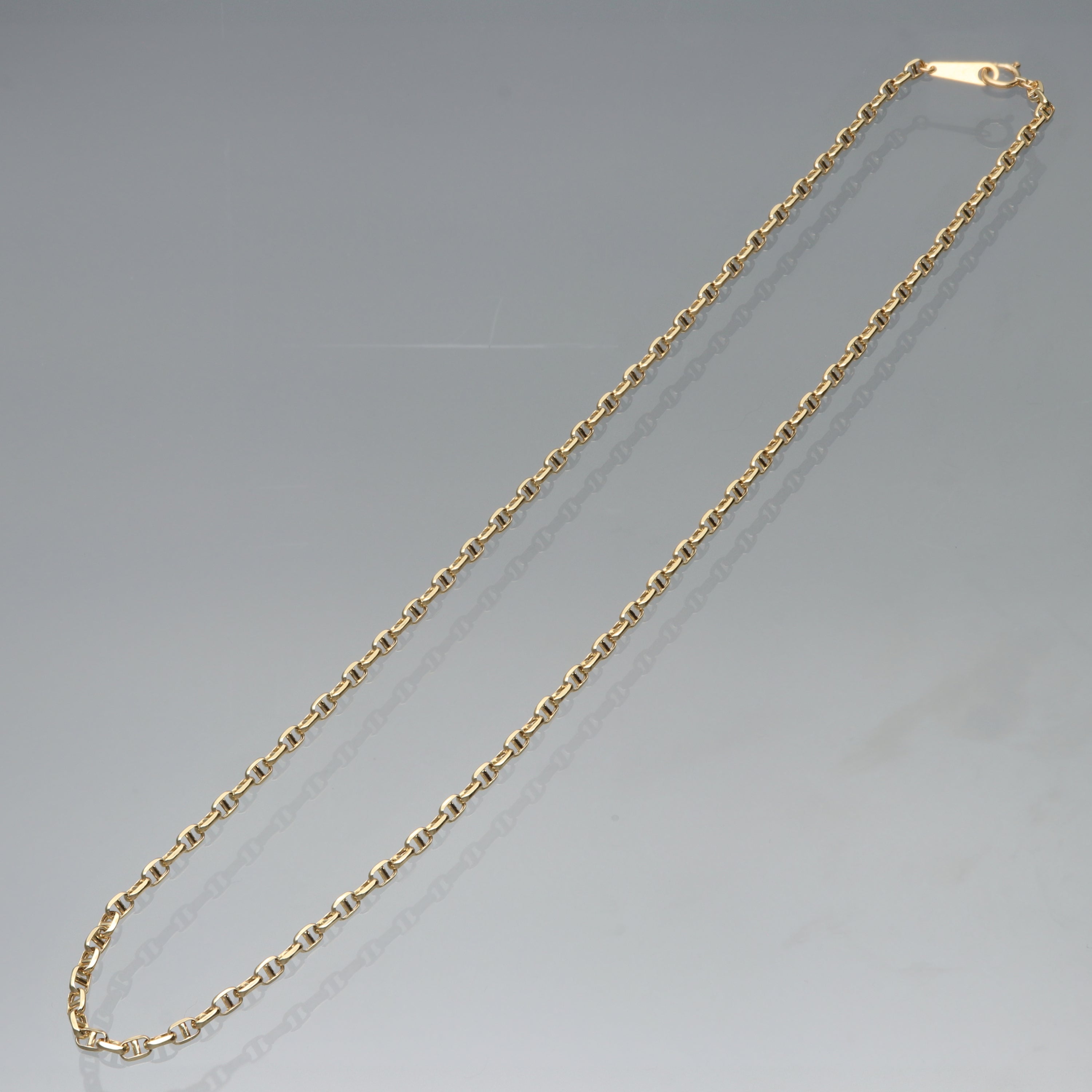 9月限定価格オーダー】K18 中空スカルチェーン ネックレス｜GAUR-0004