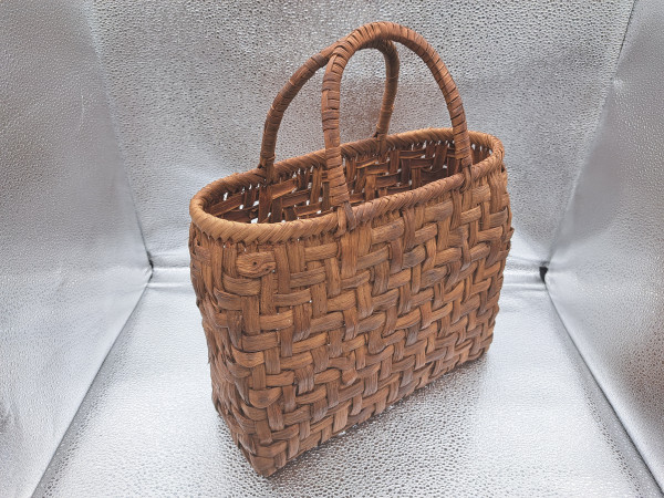 山ぶどう蔓バッグ・乱網代編(純国産・山形県) No.6 O-5