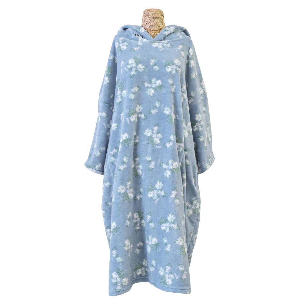ONE WORLD LTD. / TLS MICRO FIBER PONCHO BERRI FLOWER / マイクロ