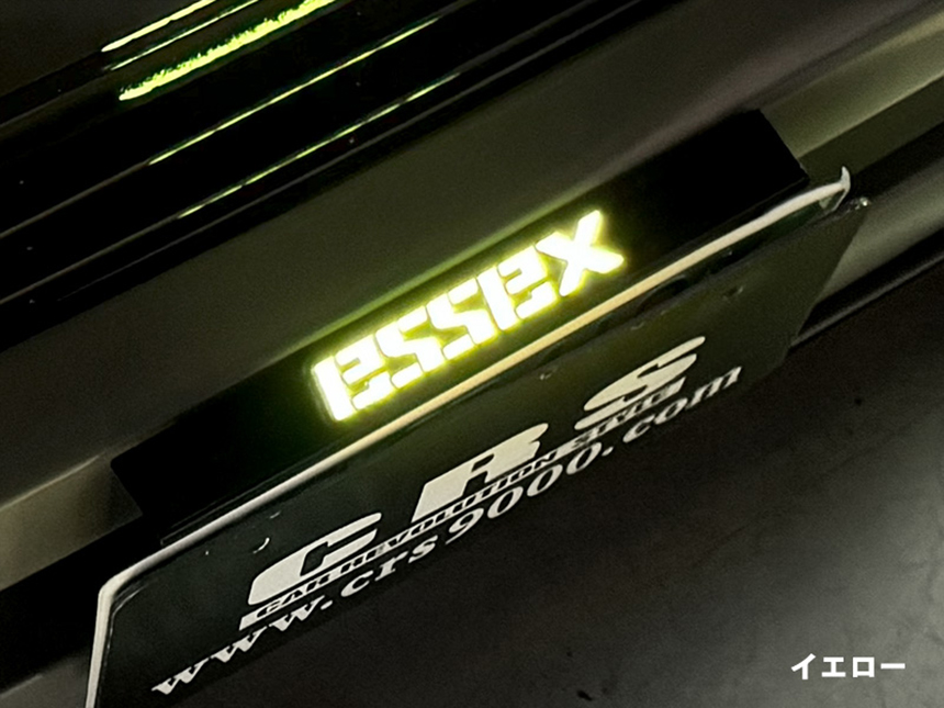 ハイエース用 ESSEX ナンバーステー ミラクルイルミLEDプレートを販売