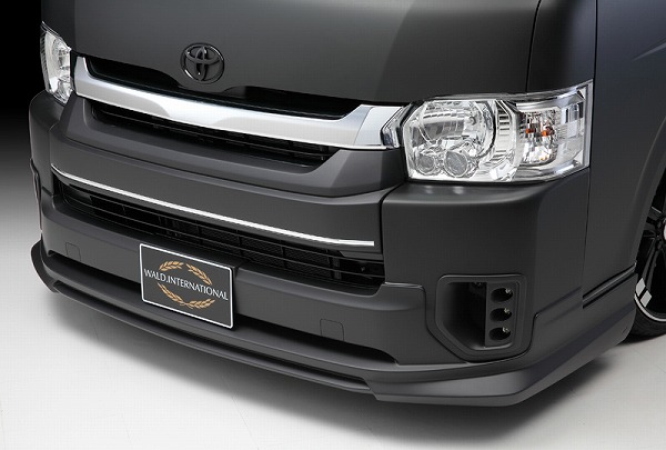 4型～現行モデルハイエース ワイドボディー用 WALD フロントスポイラー
