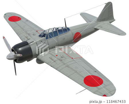 零式艦上戦闘機21型のイラスト素材 [118467433] - PIXTA