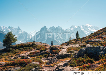 モンブラン山の写真素材 - PIXTA