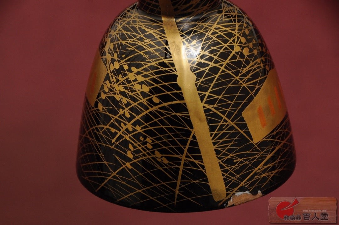 小鼓胴 稲穂に鳴子蒔絵