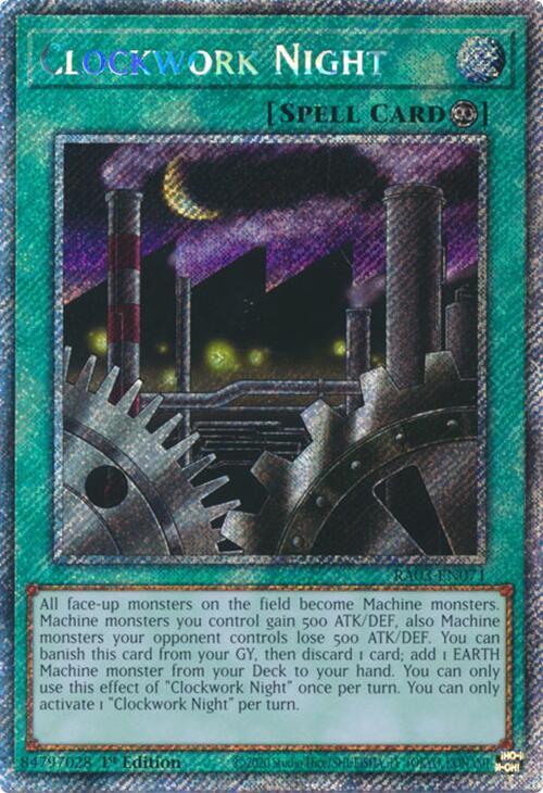 Clockwork Night (Platinum Secret Rare) - Quarter Century Bonanza