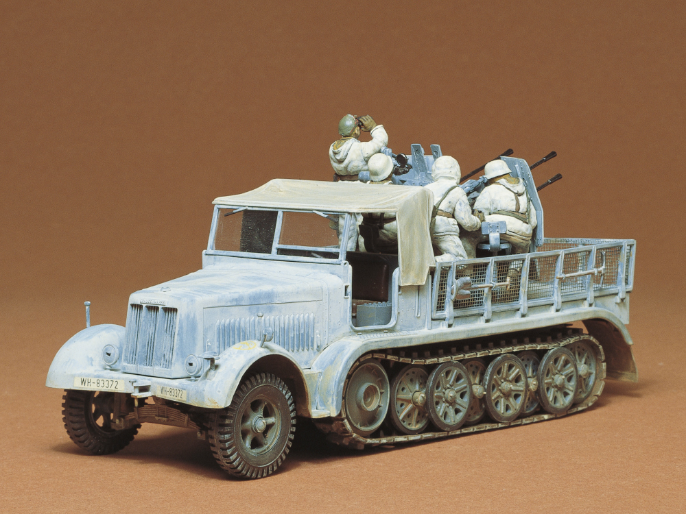 1/35 ドイツ 8トンハーフトラック 4連高射砲: スケールモデル｜TAMIYA