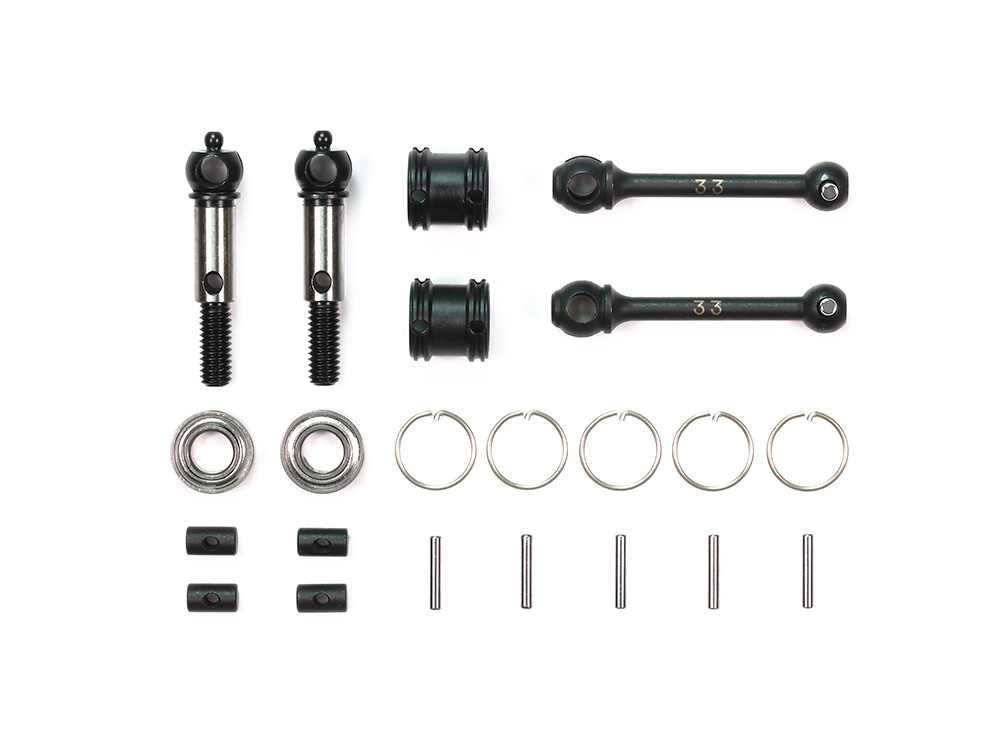 ダブルカルダンドライブシャフト （33サイズ、2本）: RCモデル｜TAMIYA