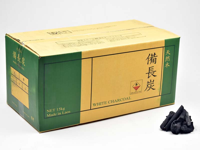 ラオス備長炭 荒割小15kg | 業務用備長炭・オガ炭・木炭販売の専門店
