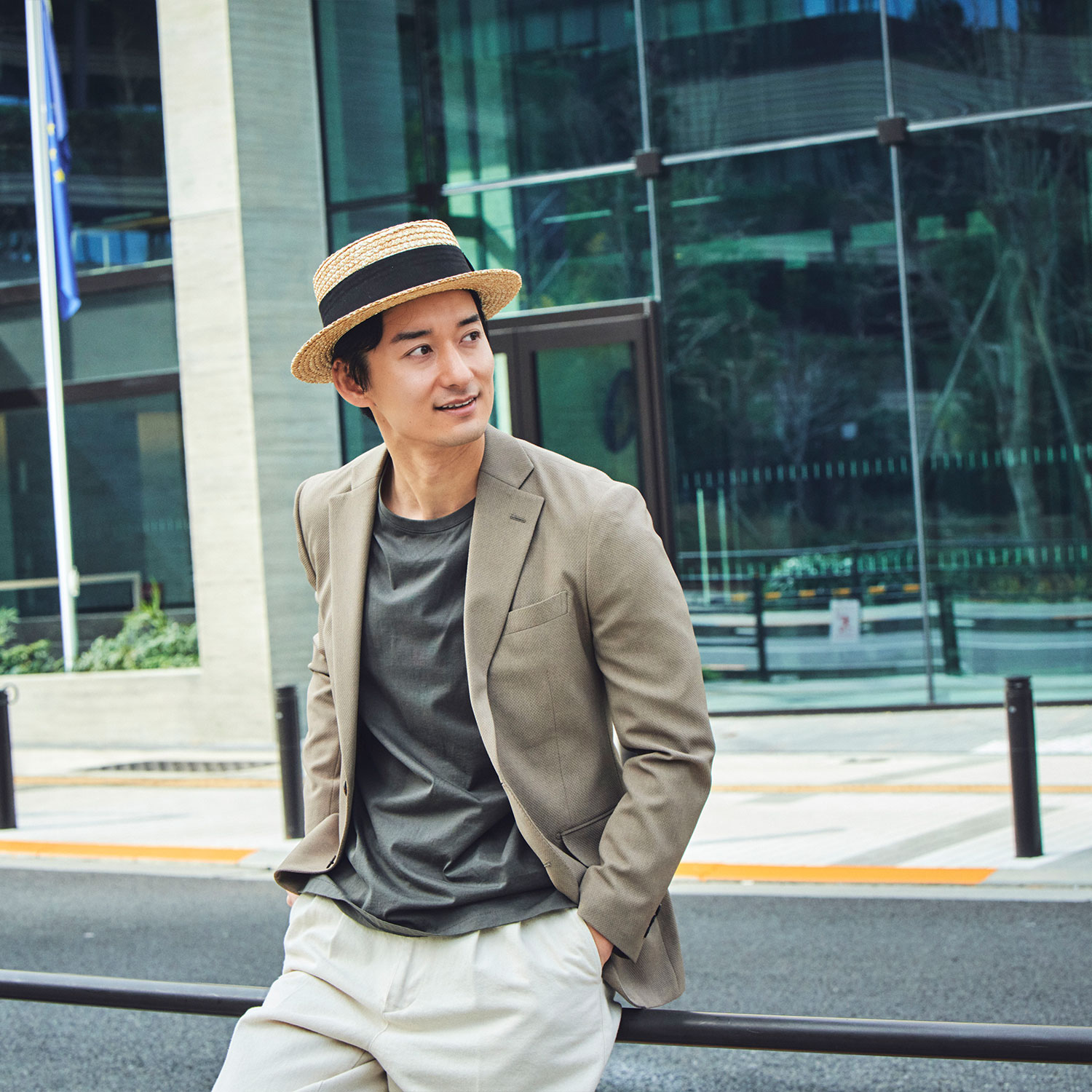 田中帽子店Hans(ハンス)鬼麦カンカン帽 紳士用帽子 田中帽子店：公式