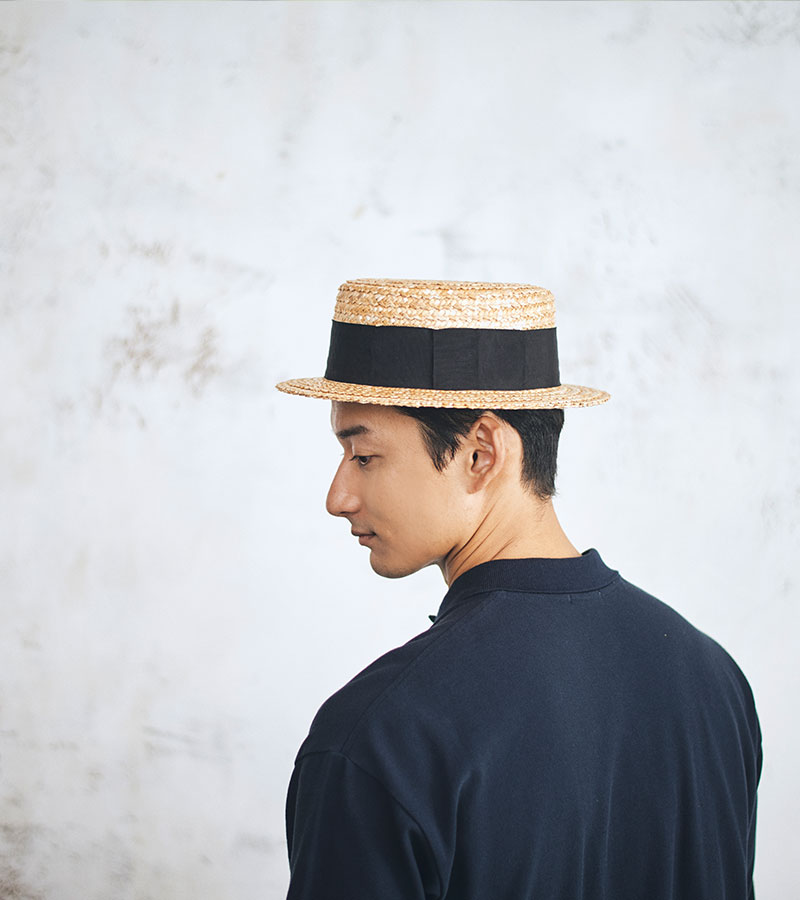 田中帽子店Hans(ハンス)鬼麦カンカン帽 紳士用帽子 田中帽子店：公式