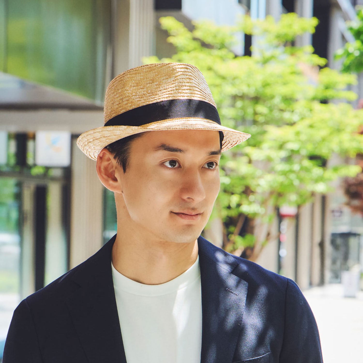 田中帽子店Noah（ノア）中折れ麦わら帽子 紳士用帽子 田中帽子店：公式