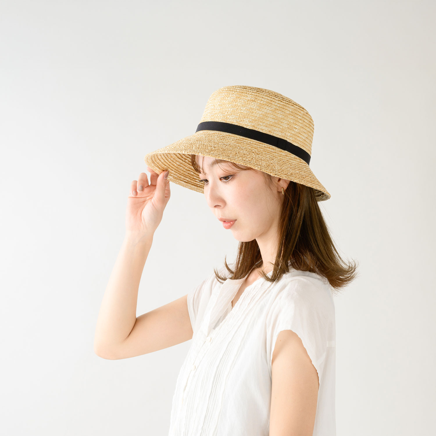 田中帽子店Franka （フランカ） 麦わら女優帽 婦人用帽子 田中帽子店：公式