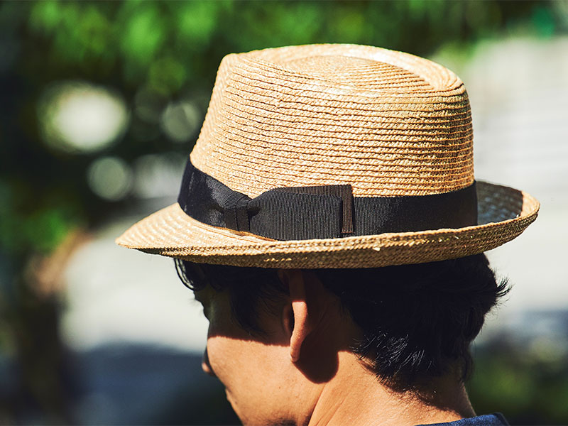 田中帽子店Faro（ファーロ）細麦中折れハット 紳士用帽子 田中帽子店：公式