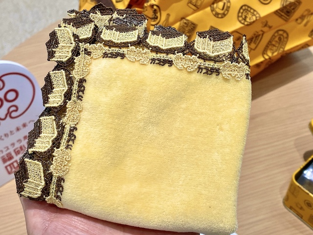 福砂屋のカステラハンカチが可愛すぎる】通販3分で完売！近沢レース店