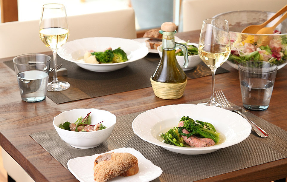 シェール ブラン 23.5cmクーププレート | ノリタケ食器公式オンライン