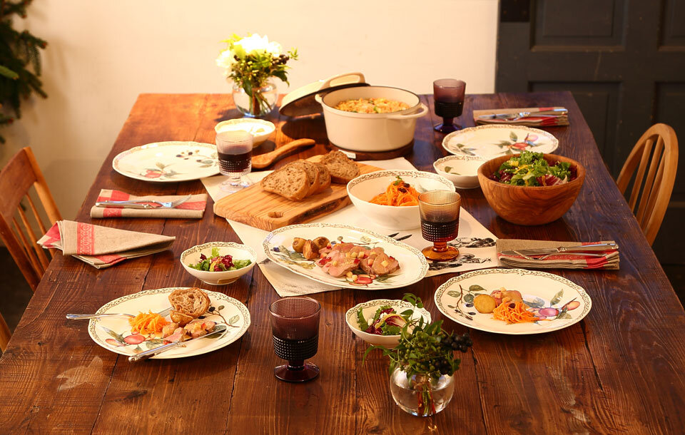 オーチャードガーデン 24.5cmプレート | ノリタケ食器公式オンライン