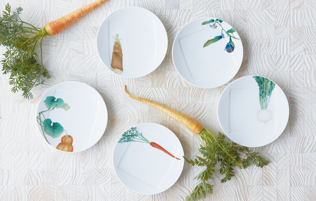 京香旬彩 15.5cmプレートセット(5枚)(絵変り) | ノリタケ食器公式