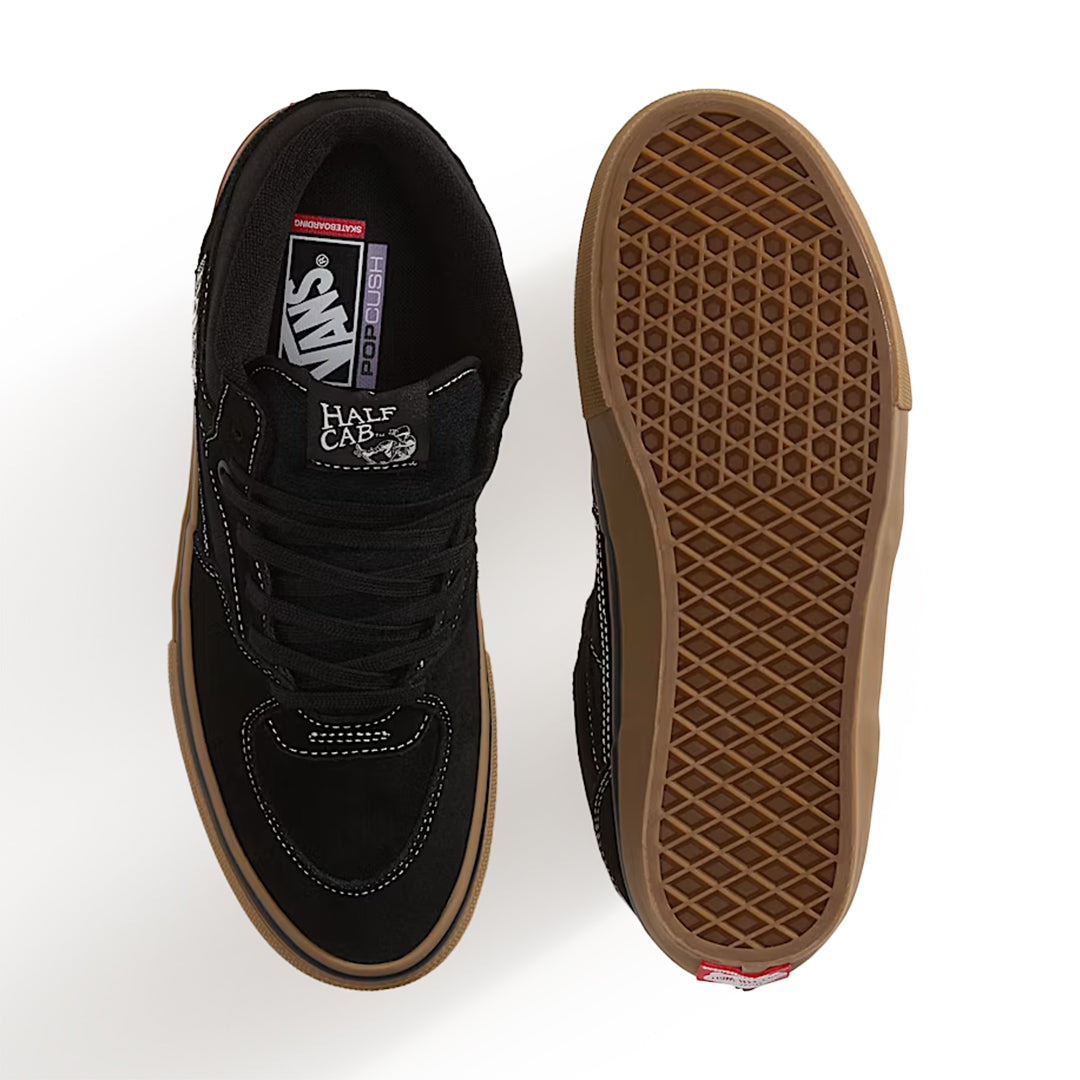 VANS（ヴァンズ）| SKATE HALF CAB / BLACK/GUM/WHITE | スノーボード
