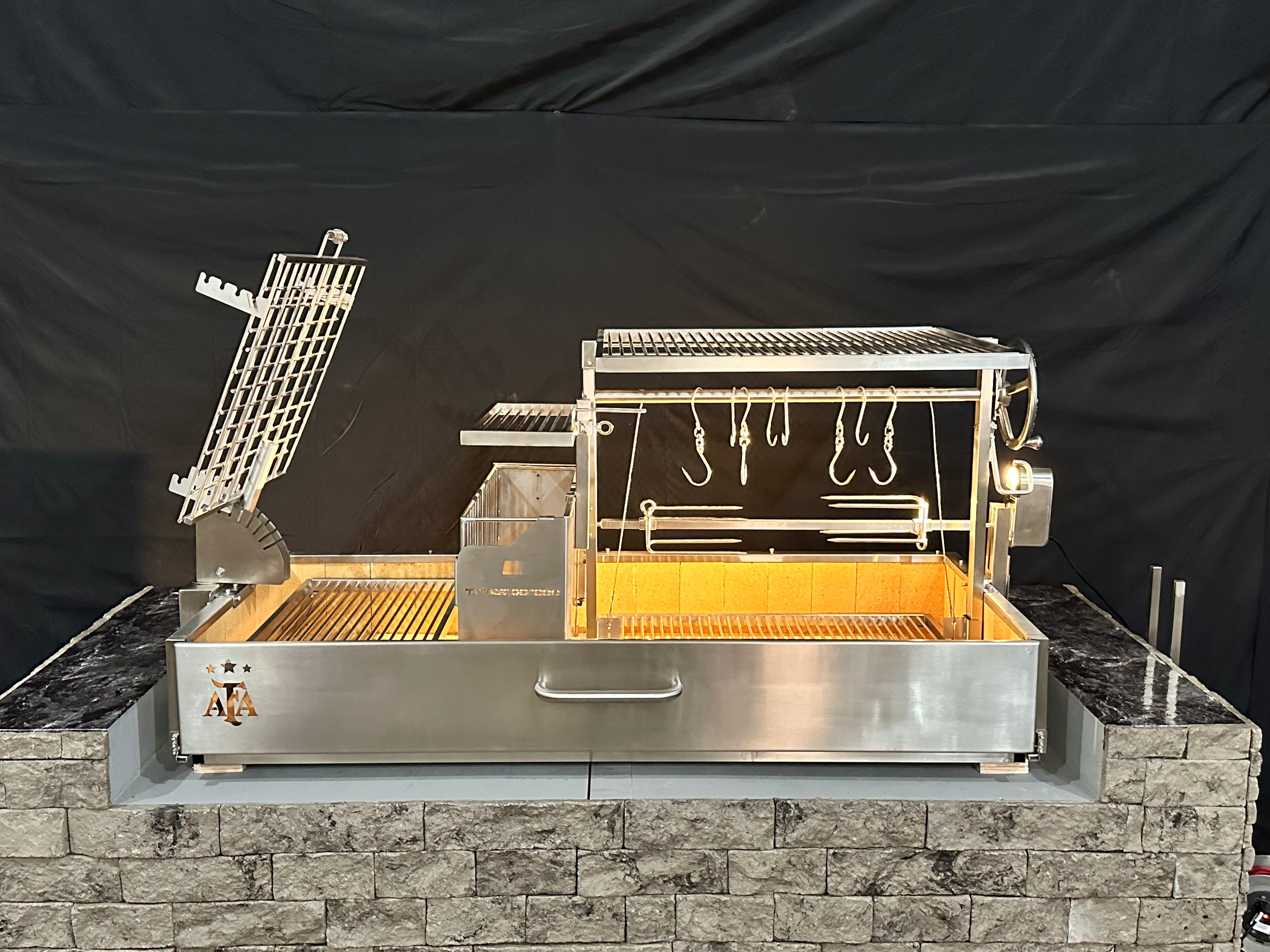 Tagwood BBQ Stainless Steel Rotisserie Kit | BBQ50SS PRO