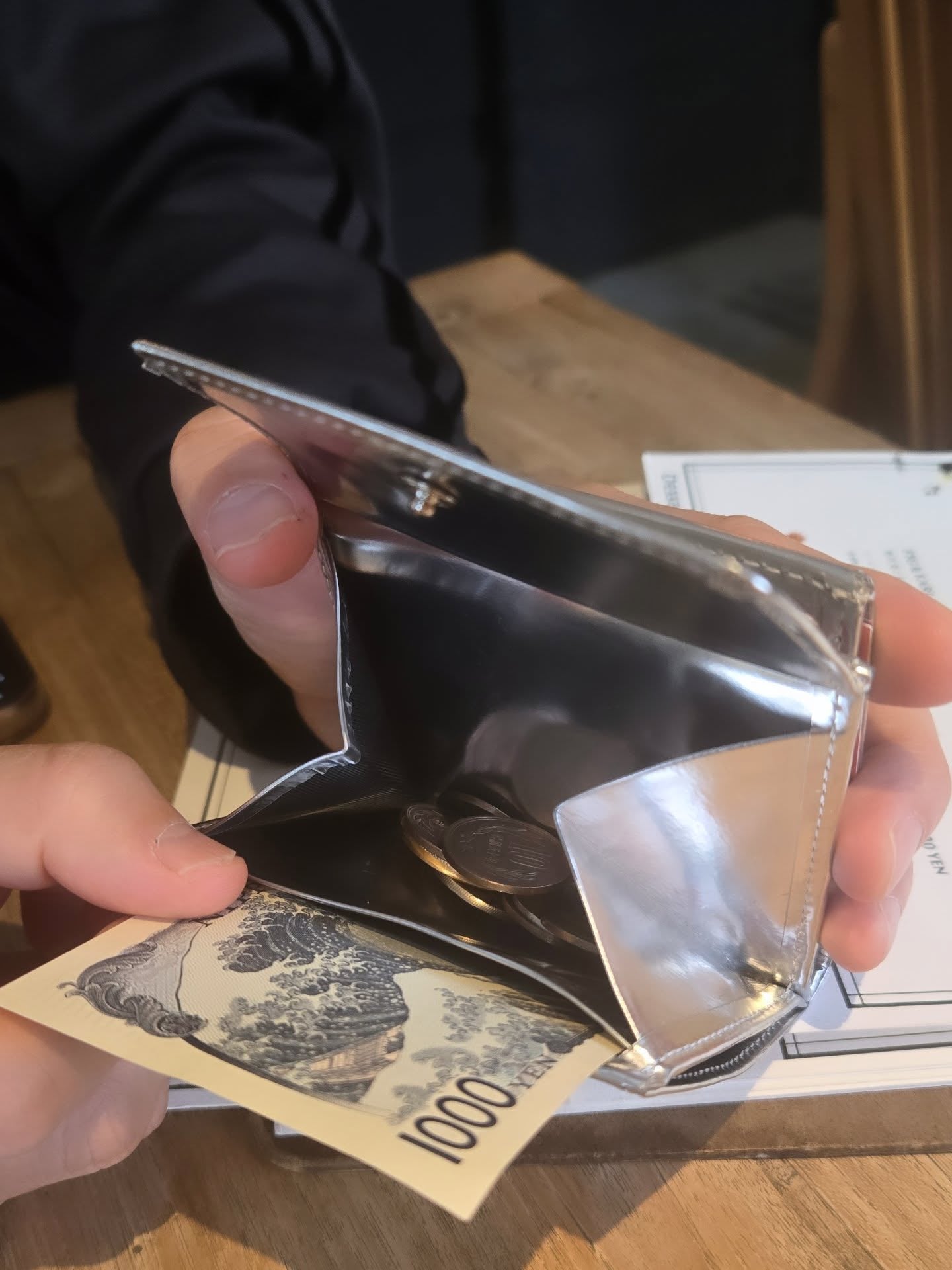 マジックポケット二つ折り財布 ステン シルバー / taglich タグリッヒ