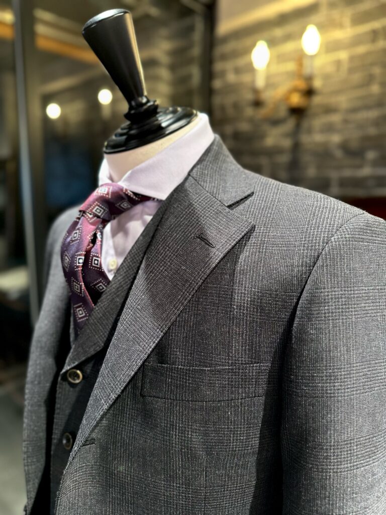 お客様仕上がり品/MARTIN＆SONS グレンチェックスリーピース】｜大阪