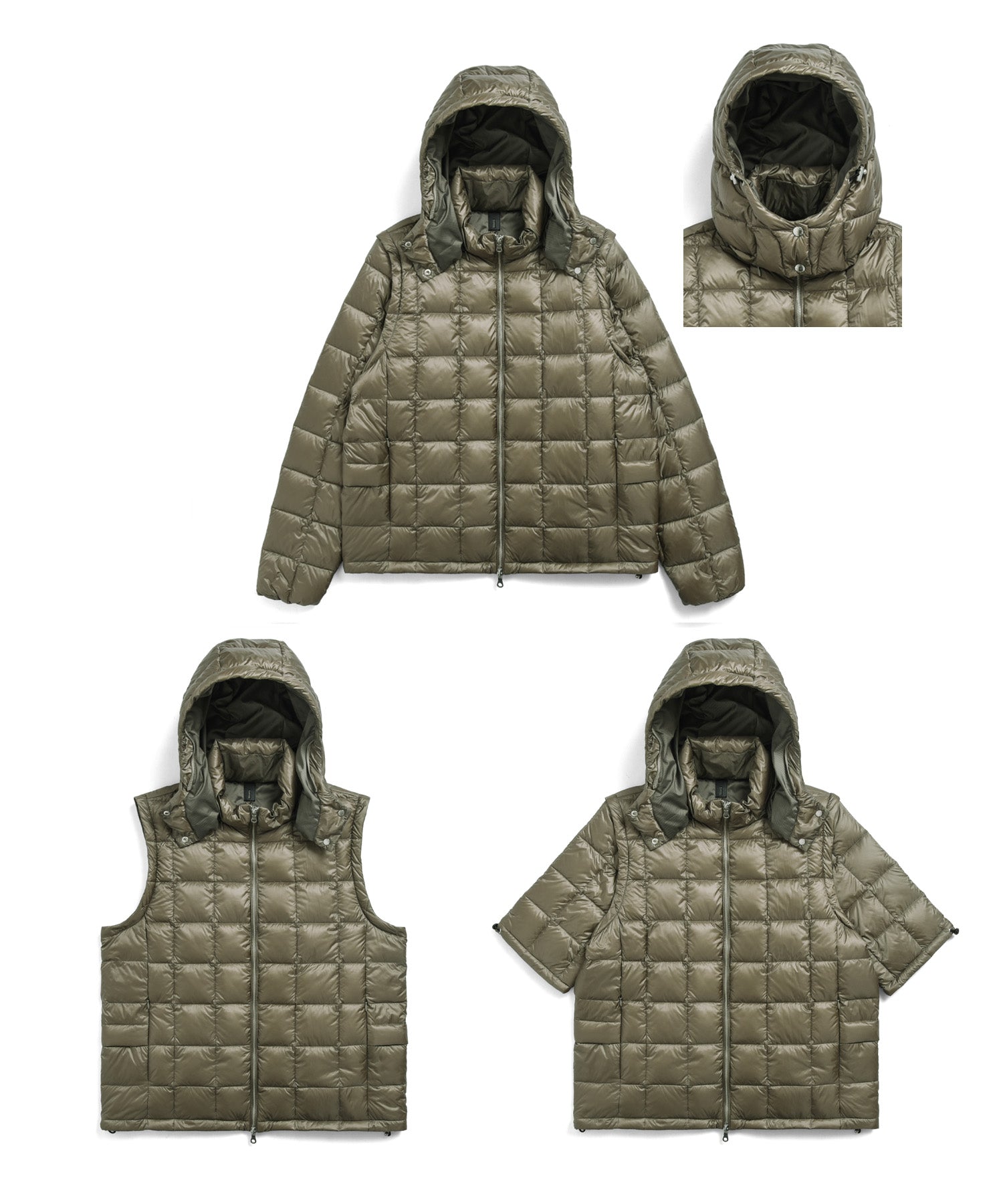 MEN】フード取り外し式ハイネックインナーダウンセット＜TYPEⅡ＞（EX