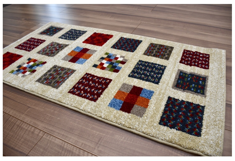 ギャッベ アウトレット ラグ 絨毯 1畳 80×150 訳あり 玄関マット