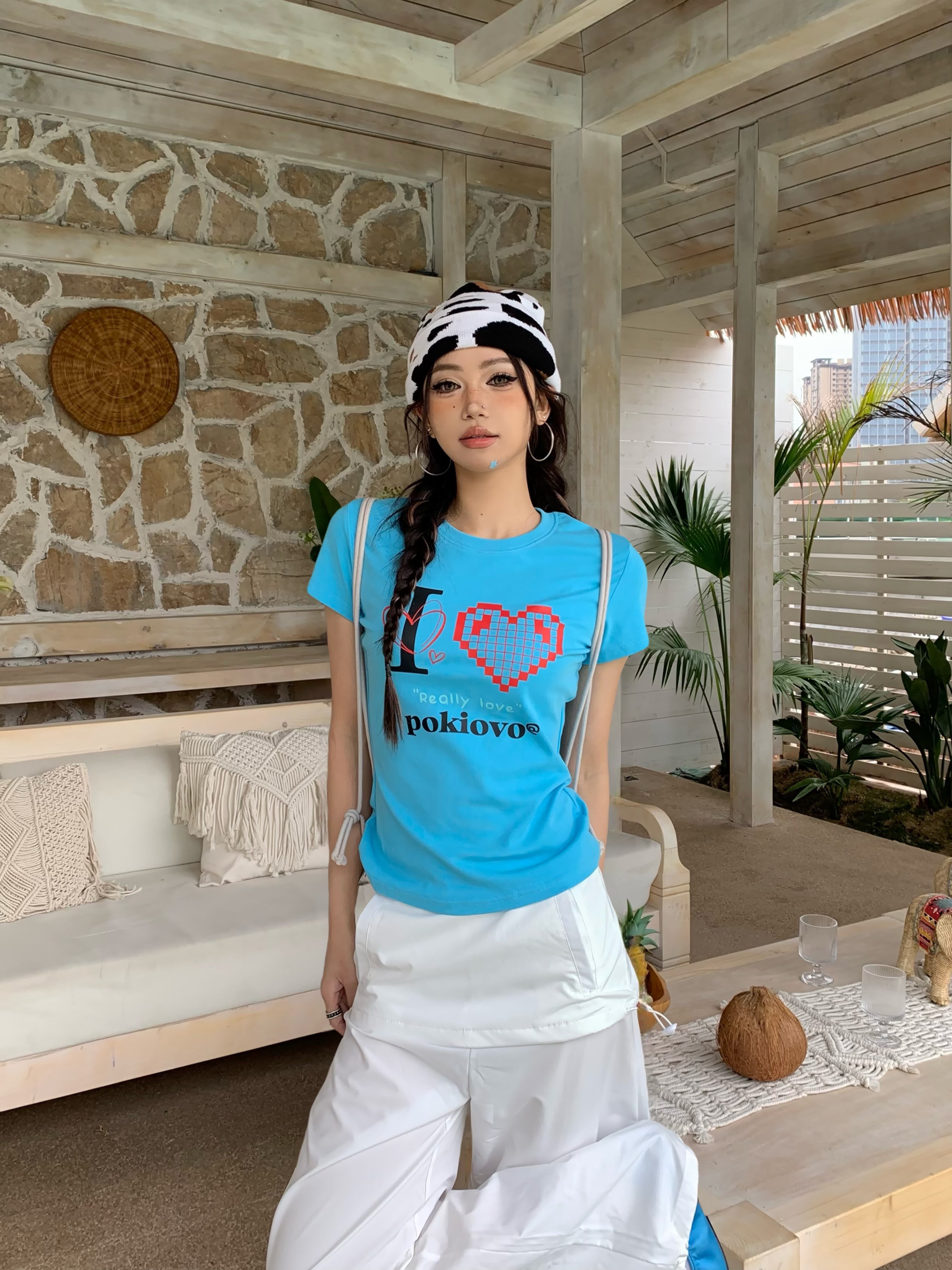 ブルーハート タイトTシャツ TK0209 – TAKUTAKU