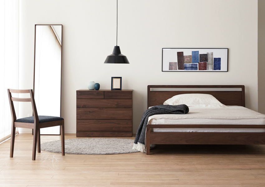 レッチェ 80サイドチェスト WALNUT(W80×D44.5×H68.5cm)税込￥115,000