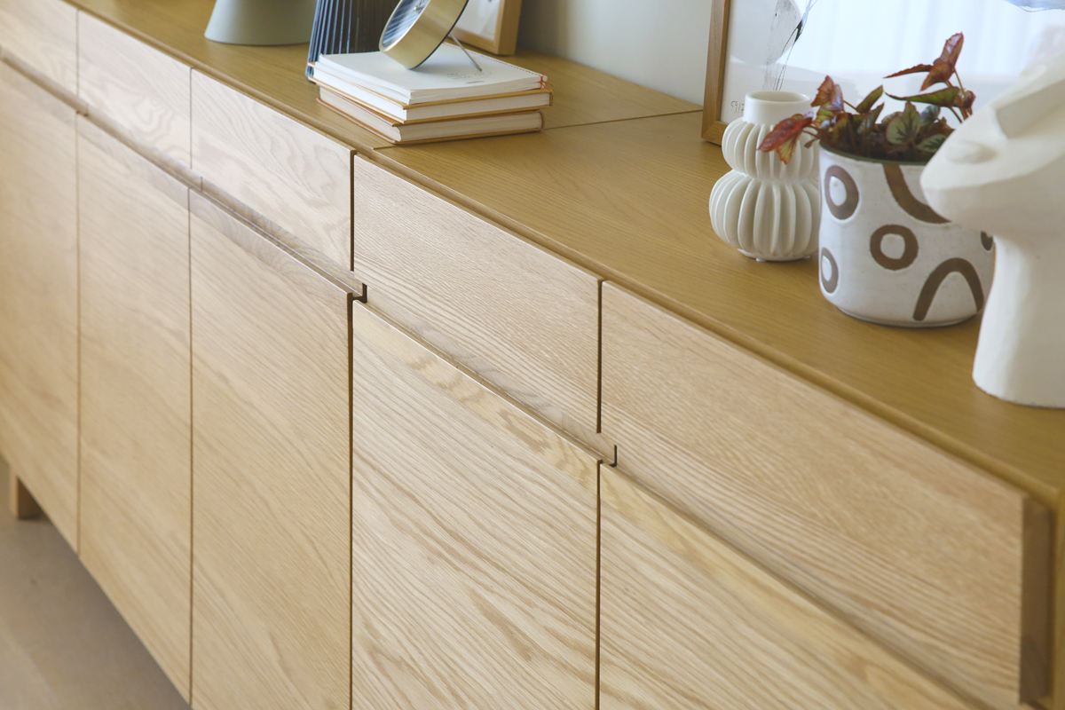 レッチェ 90キャビネット OAK(W90×D40×H88cm)税込￥105,000 | 高野木工