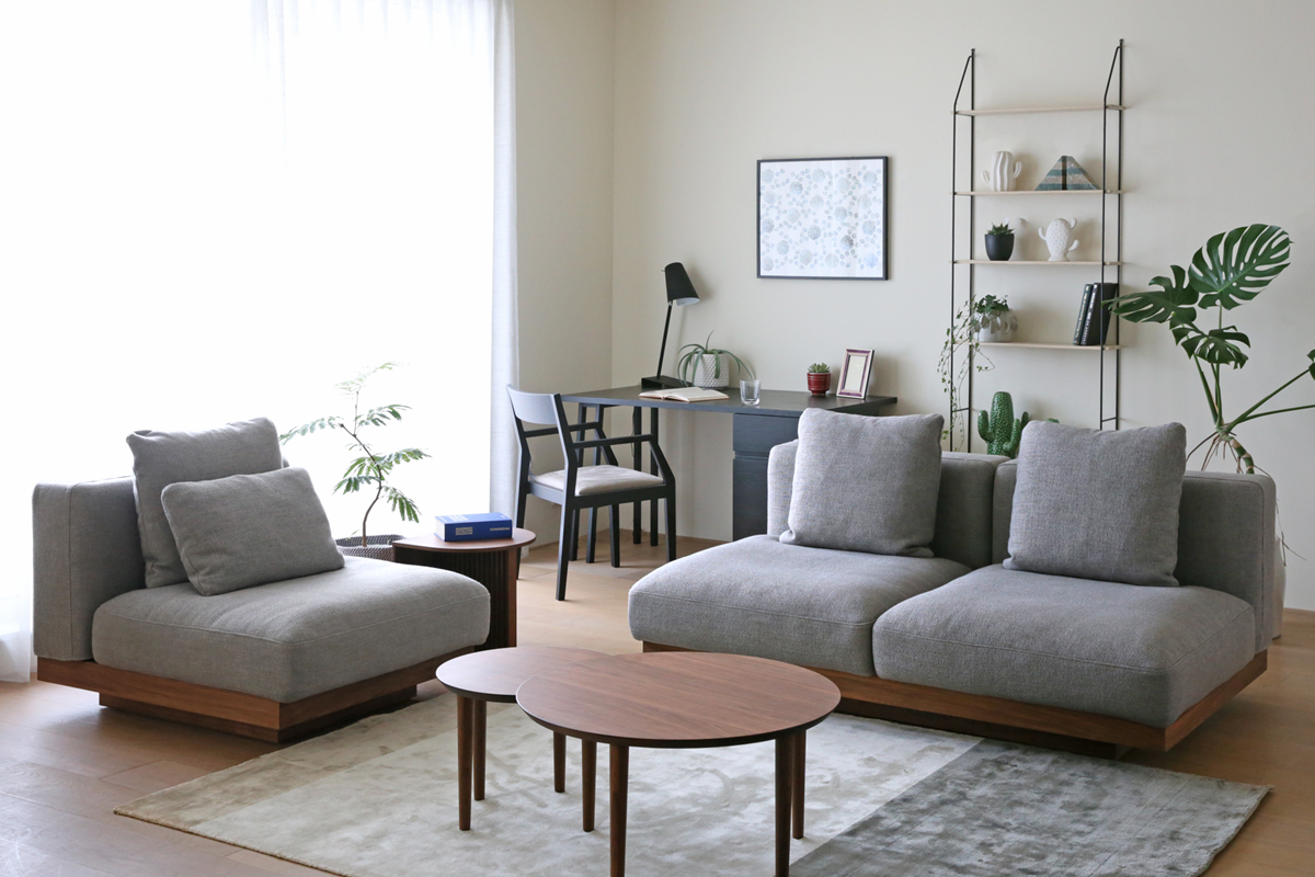 ラナソファ 3人掛け GRAY (W190×D100×H82cm)税込￥238,000 | 高野木工