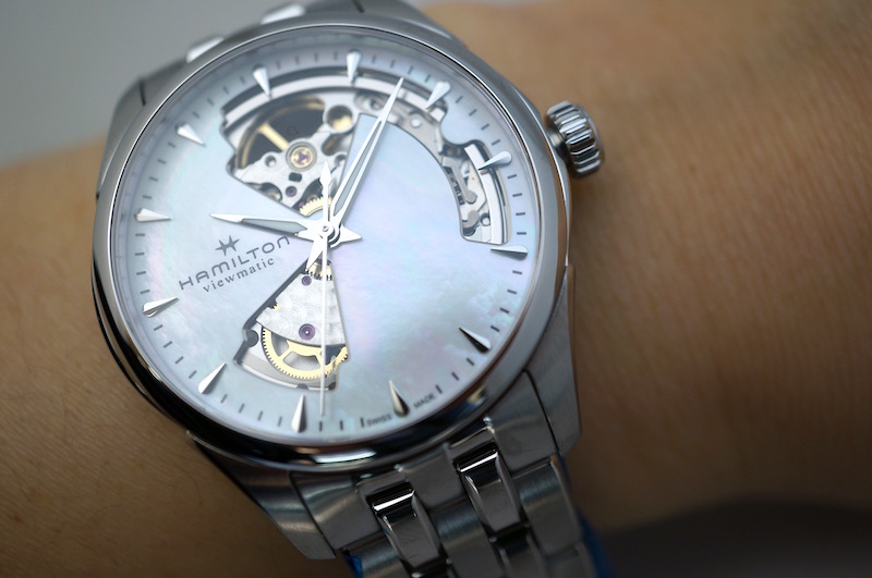 安心な国内正規品ハミルトン ジャズマスターオープンハート36ミリ MOP