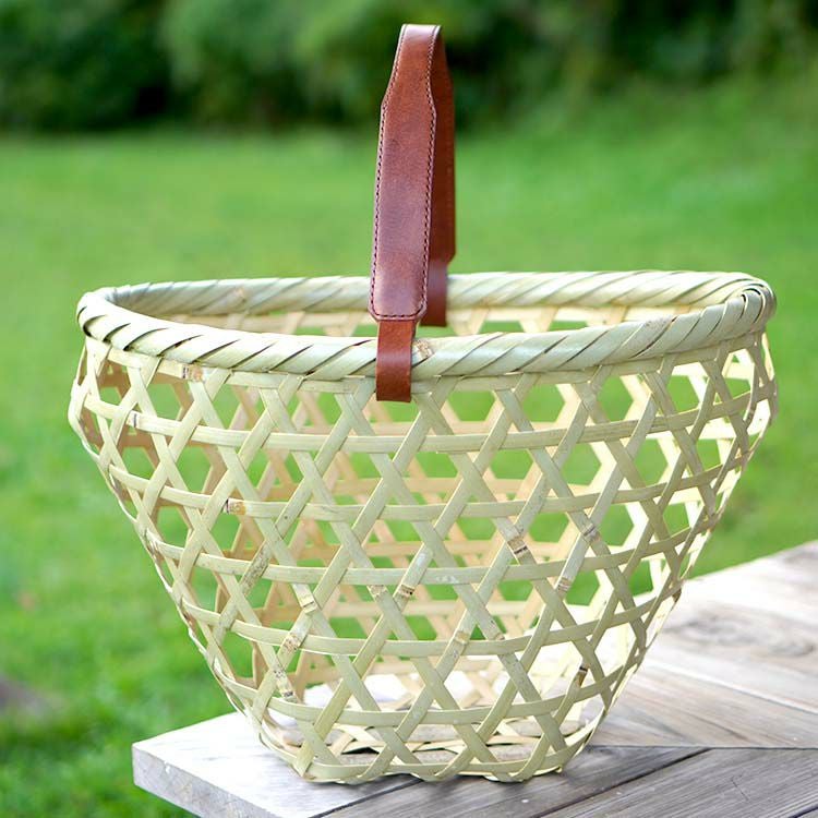竹手提げかごバッグ | 虎斑竹専門店 竹虎